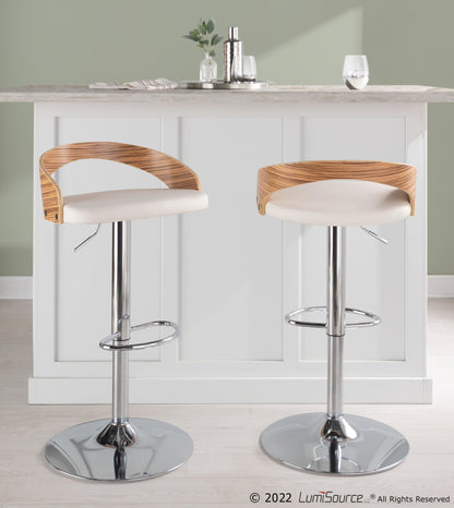 Majestic Office Furniture Adjustable Barstool - Set of 2