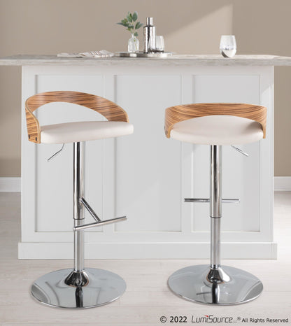 Majestic Office Furniture Adjustable Barstool - Set of 2