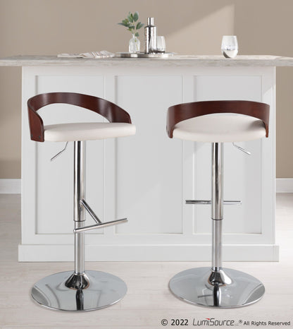 Majestic Office Furniture Adjustable Barstool - Set of 2