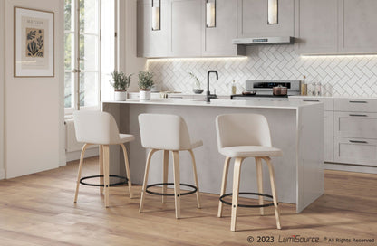 Majestic Office Furniture 24" Fixed-Height Counter Stool - Set of 2