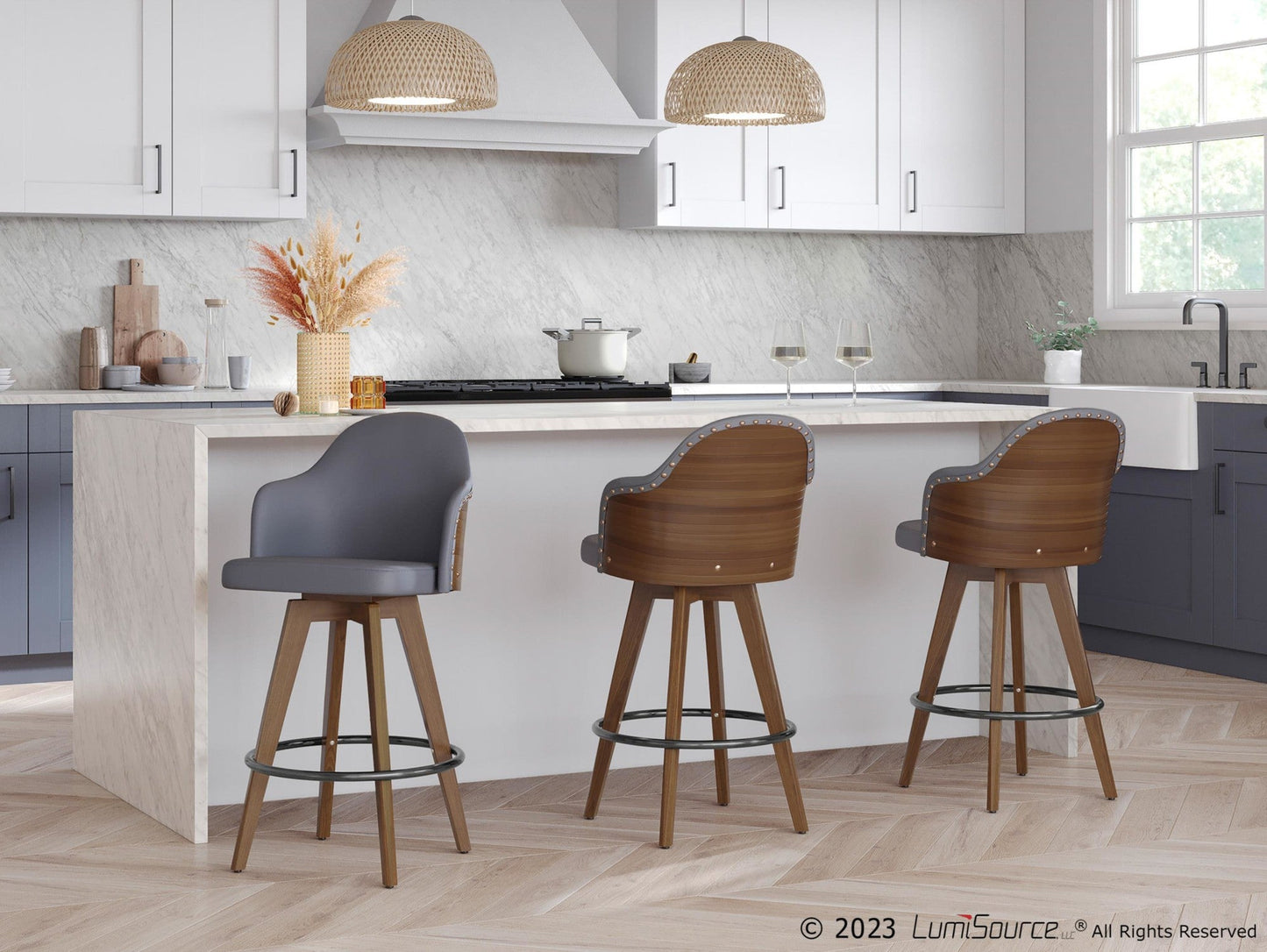 Majestic Office Furniture 26" Fixed-Height Counter Stool