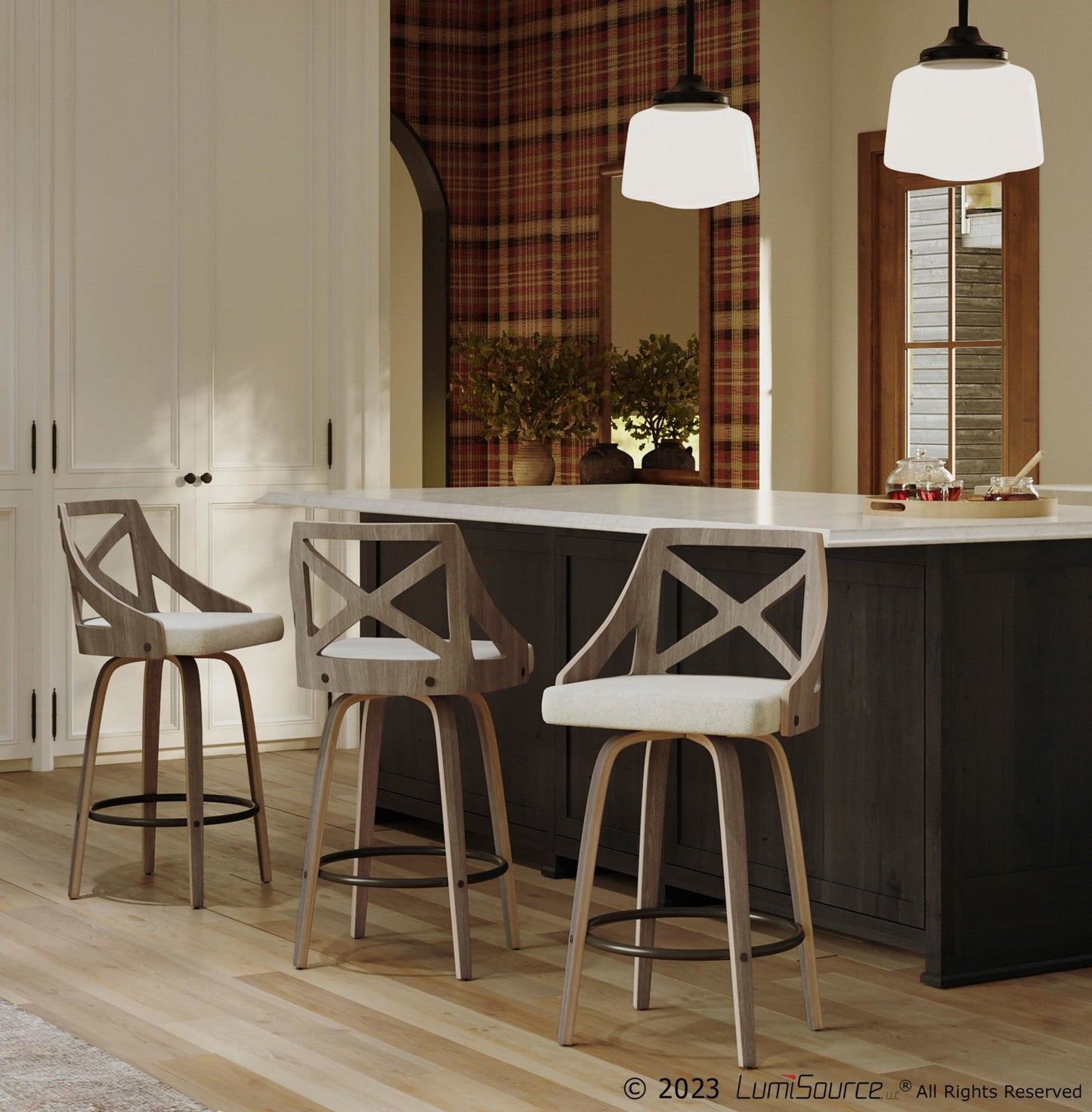Majestic Office Furniture 26" Fixed-Height Counter Stool - Set of 2