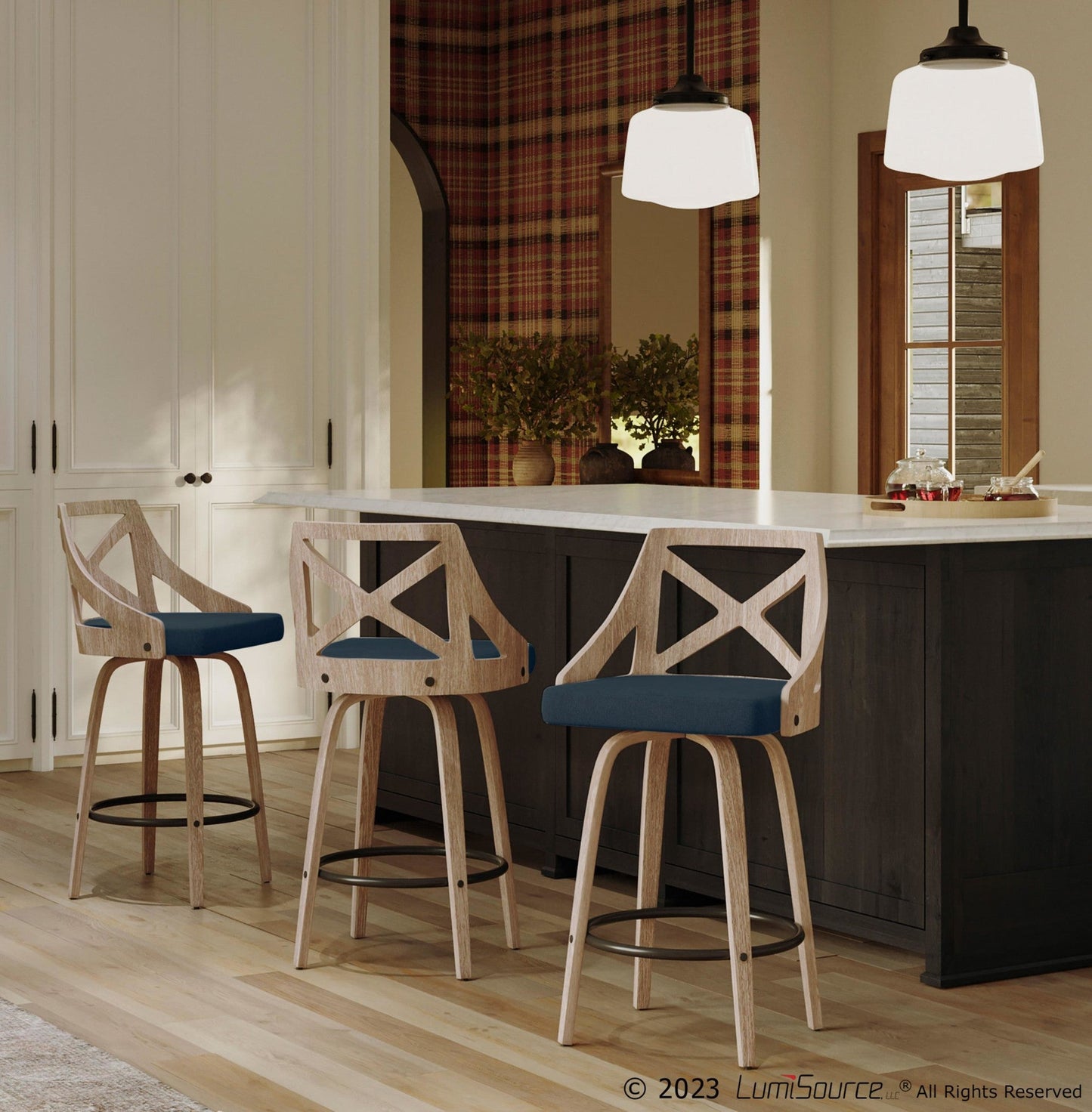 Majestic Office Furniture 26" Fixed-Height Counter Stool - Set of 2