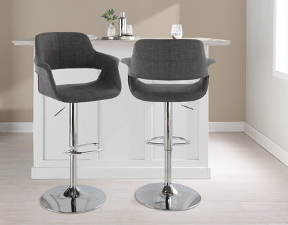Majestic Office Furniture Flair Adjustable Barstool - Set of 2