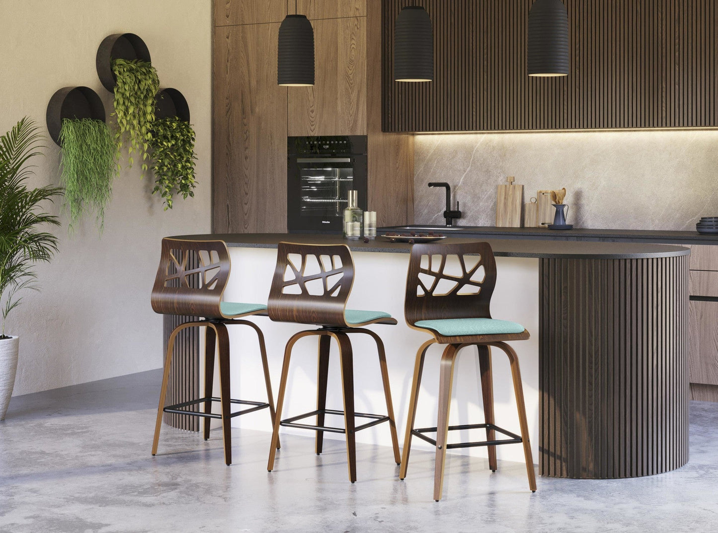 Majestic Office Furniture 26" Fixed-Height Counter Stool - Set of 2