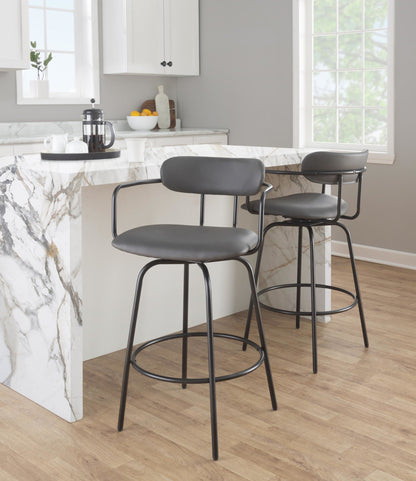 Majestic Office Furniture 26" Fixed-Height Counter Stool - Set of 2