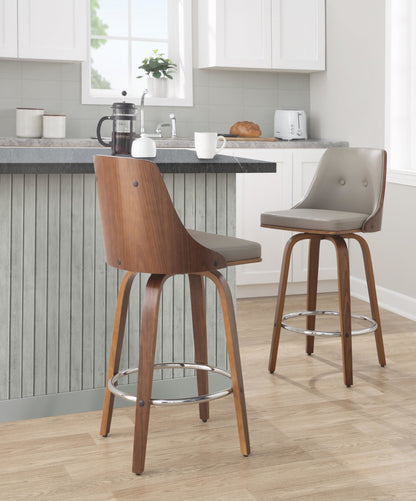 Majestic Office Furniture 26" Fixed-Height Counter Stool - Set of 2