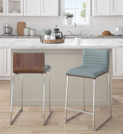 Majestic Office Furniture Mara 26" Fixed-Height Counter Stool - Set of 2