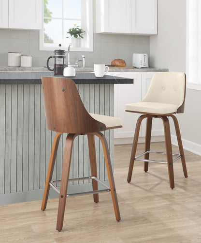 Majestic Office Furniture 26" Fixed-Height Counter Stool - Set of 2