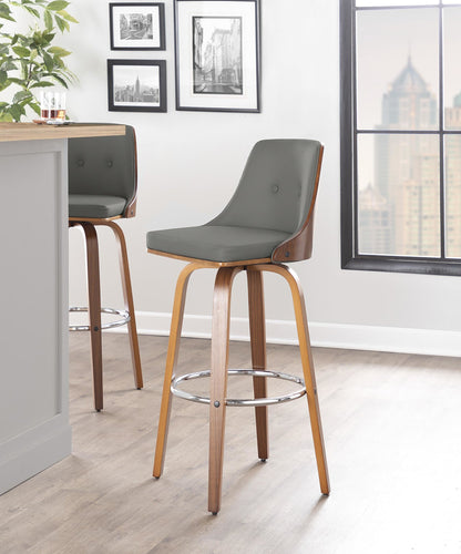 Majestic Office Furniture 30" Fixed-Height Barstool - Set of 2