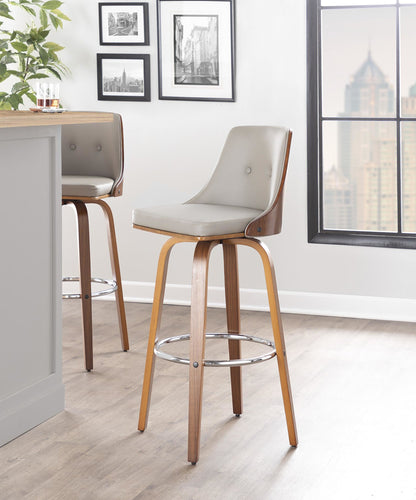 Majestic Office Furniture 30" Fixed-Height Barstool - Set of 2