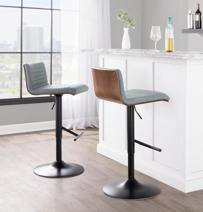 Majestic Office Furniture Adjustable Barstool - Set of 2