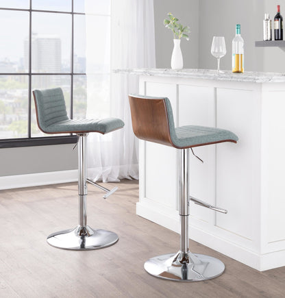 Majestic Office Furniture Adjustable Barstool - Set of 2