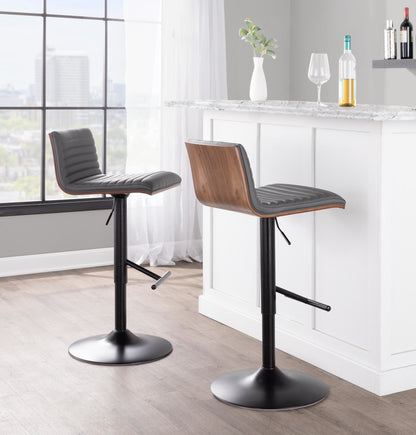 Majestic Office Furniture Adjustable Barstool - Set of 2