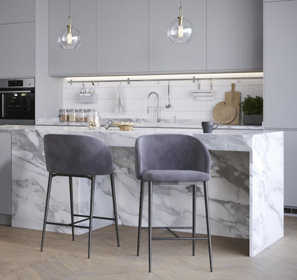 Majestic Office Furniture 26" Fixed-Height Counter Stool - Set of 2