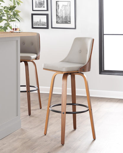 Majestic Office Furniture 30" Fixed-Height Barstool - Set of 2