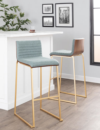 Majestic Office Furniture Mara 30" Fixed-Height Barstool - Set of 2