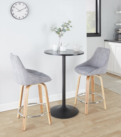 Majestic Office Furniture 24" Fixed-Height Counter Stool - Set of 2