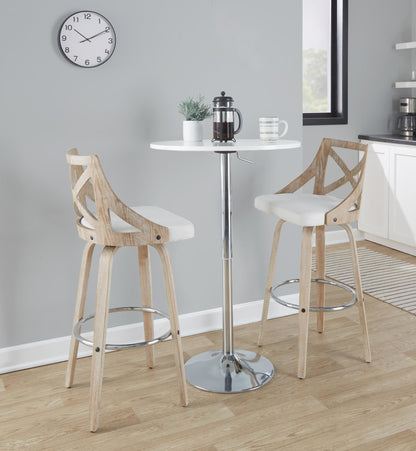 Majestic Office Furniture 30" Fixed-Height Barstool - Set of 2