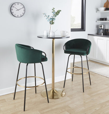 Majestic Office Furniture 30" Fixed-Height Barstool - Set of 2