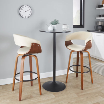 Majestic Office Furniture Mod 30" Fixed-Height Barstool - Set of 2