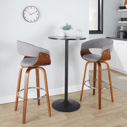 Majestic Office Furniture Mod 30" Fixed-Height Barstool - Set of 2