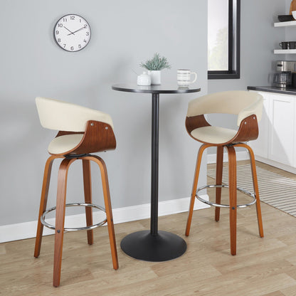 Majestic Office Furniture Mod 30" Fixed-Height Barstool - Set of 2