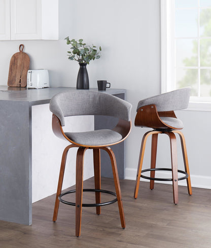 Majestic Office Furniture Mod 26" Fixed-Height Counter Stool - Set of 2