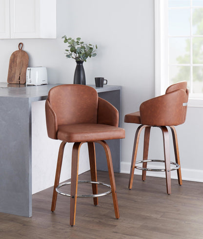 Majestic Office Furniture 26" Fixed-Height Counter Stool - Set of 2