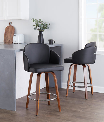 Majestic Office Furniture 26" Fixed-Height Counter Stool - Set of 2