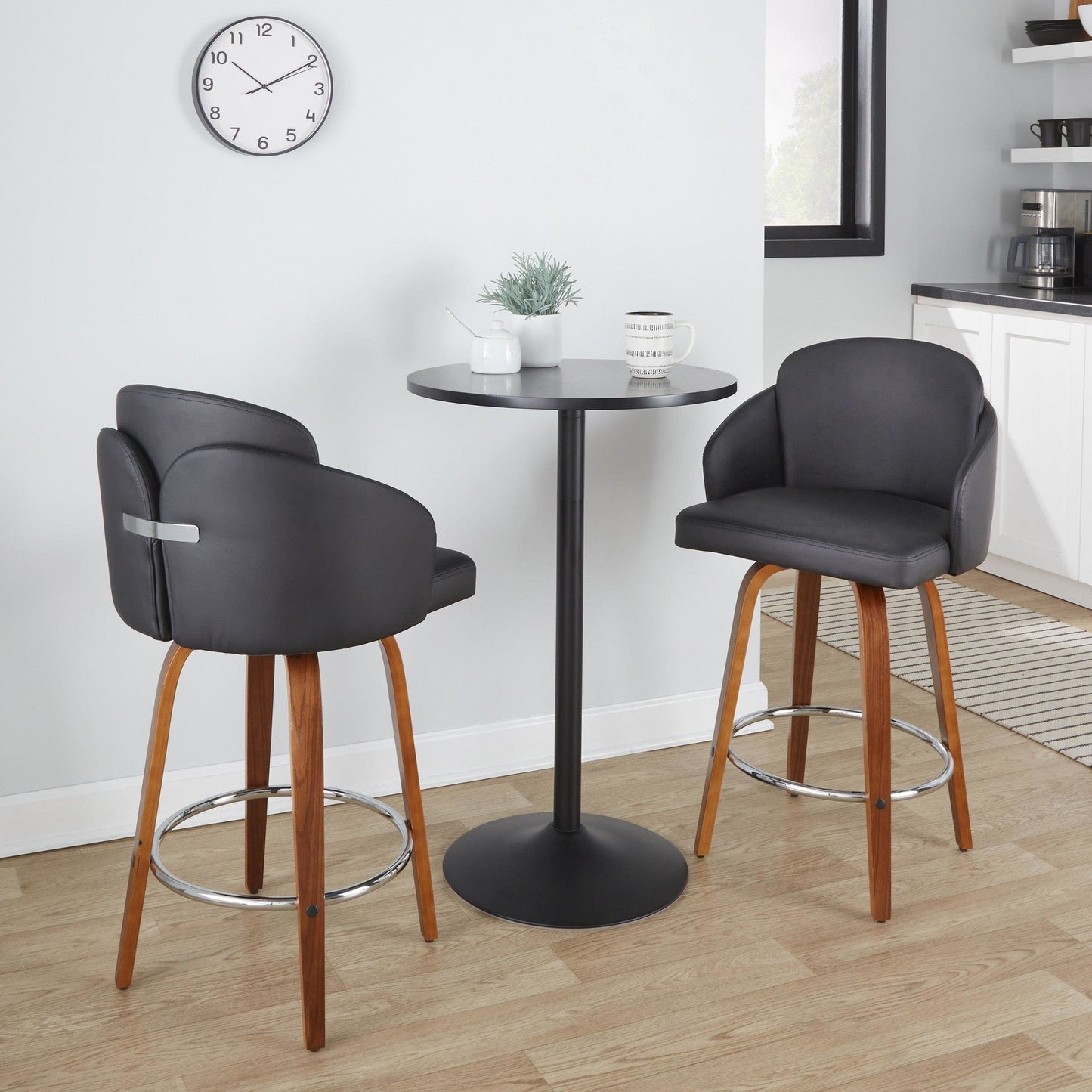 Majestic Office Furniture 26" Fixed-Height Counter Stool - Set of 2
