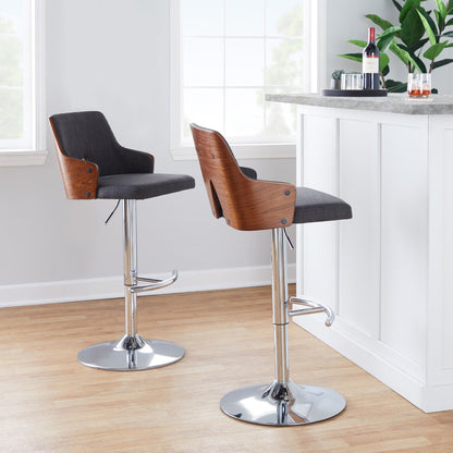 Majestic Office Furniture Adjustable Barstool - Set of 2
