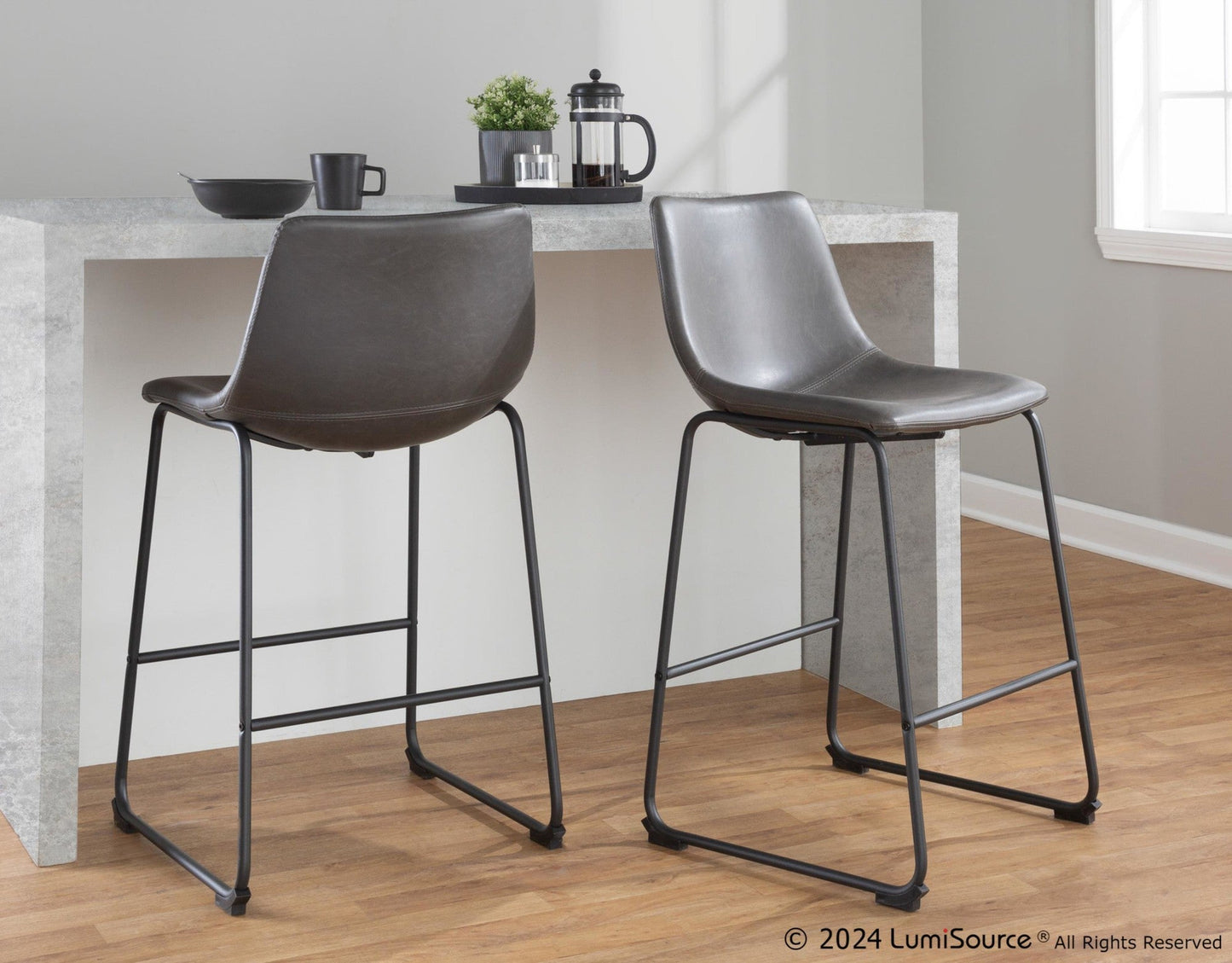 Majestic Office Furniture 26" Fixed-Height Counter Stool