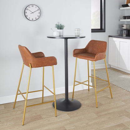 Majestic Office Furniture 30" Fixed-Height Barstool - Set of 2