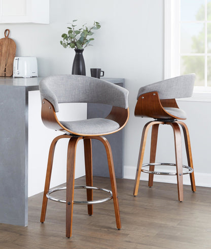 Majestic Office Furniture Mod 26" Fixed-Height Counter Stool - Set of 2