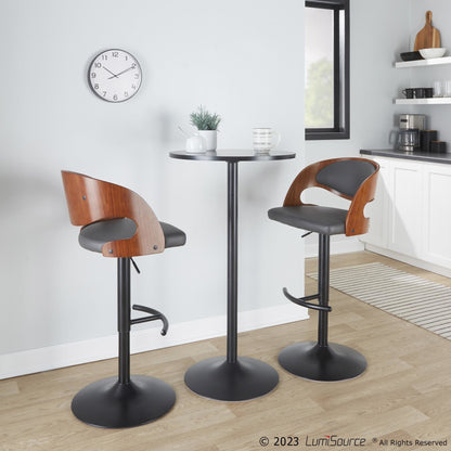 Majestic Office Furniture Adjustable Barstool - Set of 2