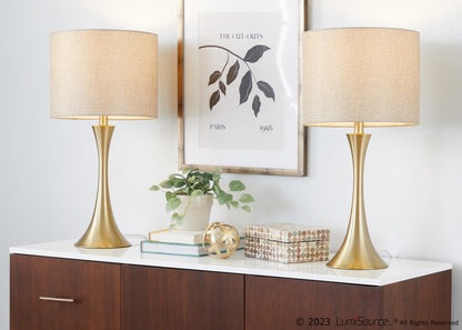 Majestic Office Furniture 24" Metal Table Lamp - Set of 2