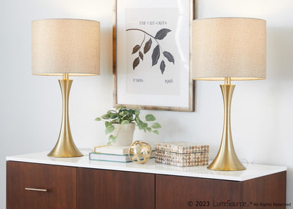 Majestic Office Furniture 24" Metal Table Lamp - Set of 2