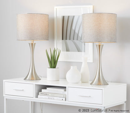 Majestic Office Furniture 24" Metal Table Lamp - Set of 2