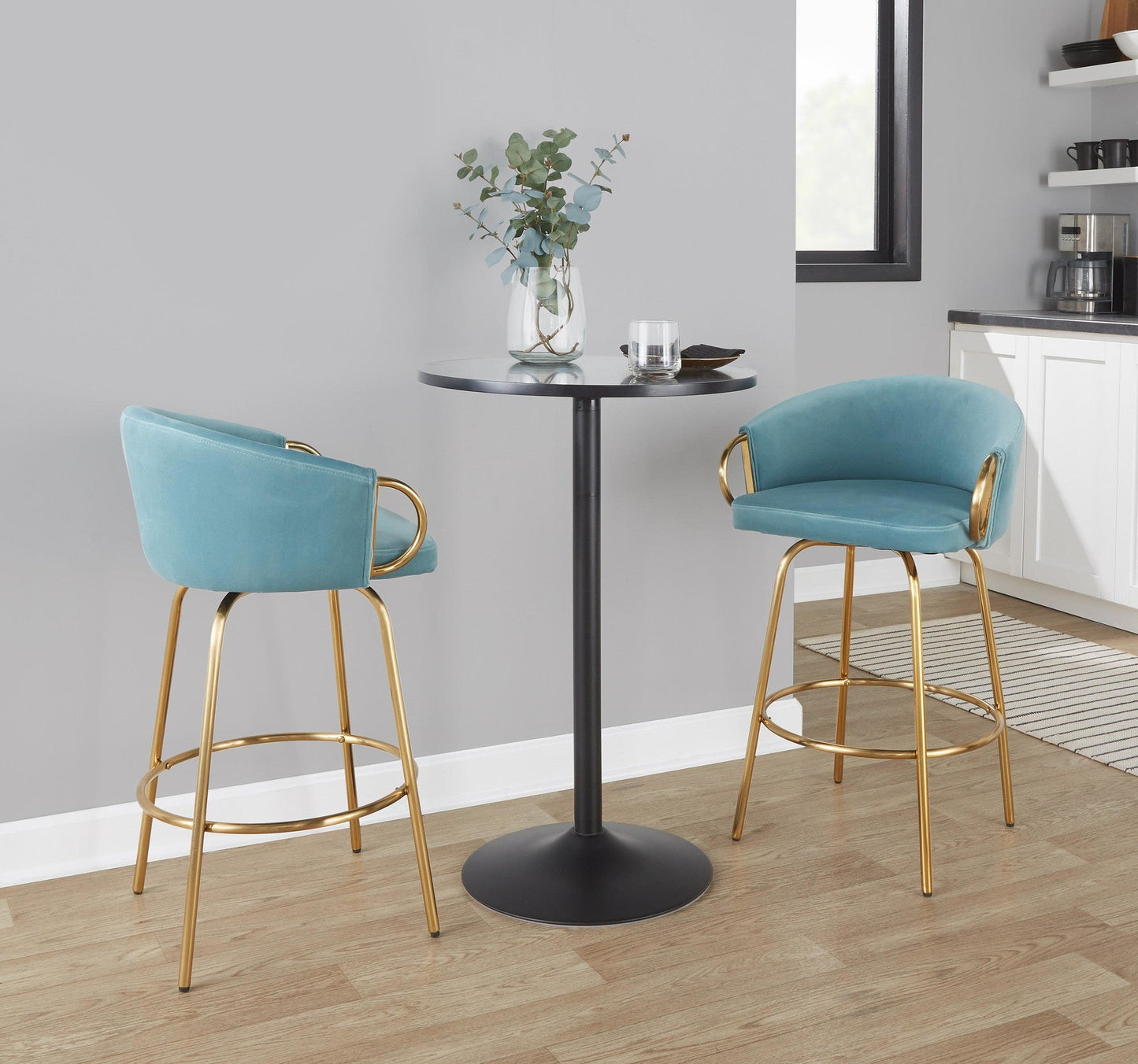 Majestic Office Furniture 26" Fixed-Height Counter Stool - Set of 2