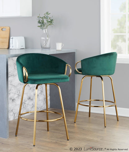 Majestic Office Furniture 26" Fixed-Height Counter Stool - Set of 2