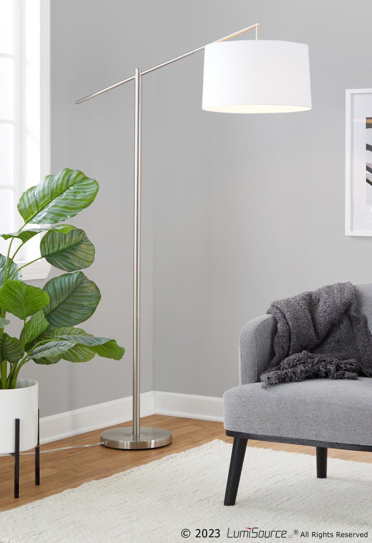 Majestic Office Furniture 69" Metal Floor Lamp
