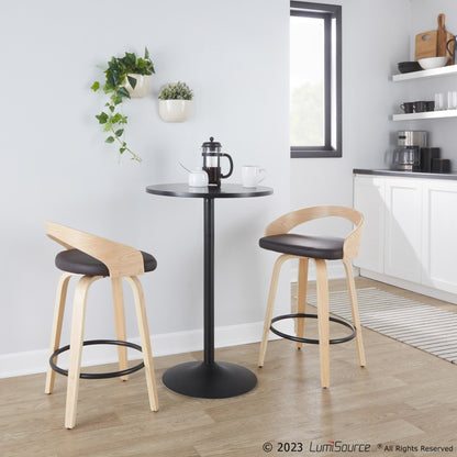 Majestic Office Furniture 26" Fixed-Height Counter Stool - Set of 2