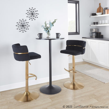 Majestic Office Furniture Adjustable Barstool - Set of 2