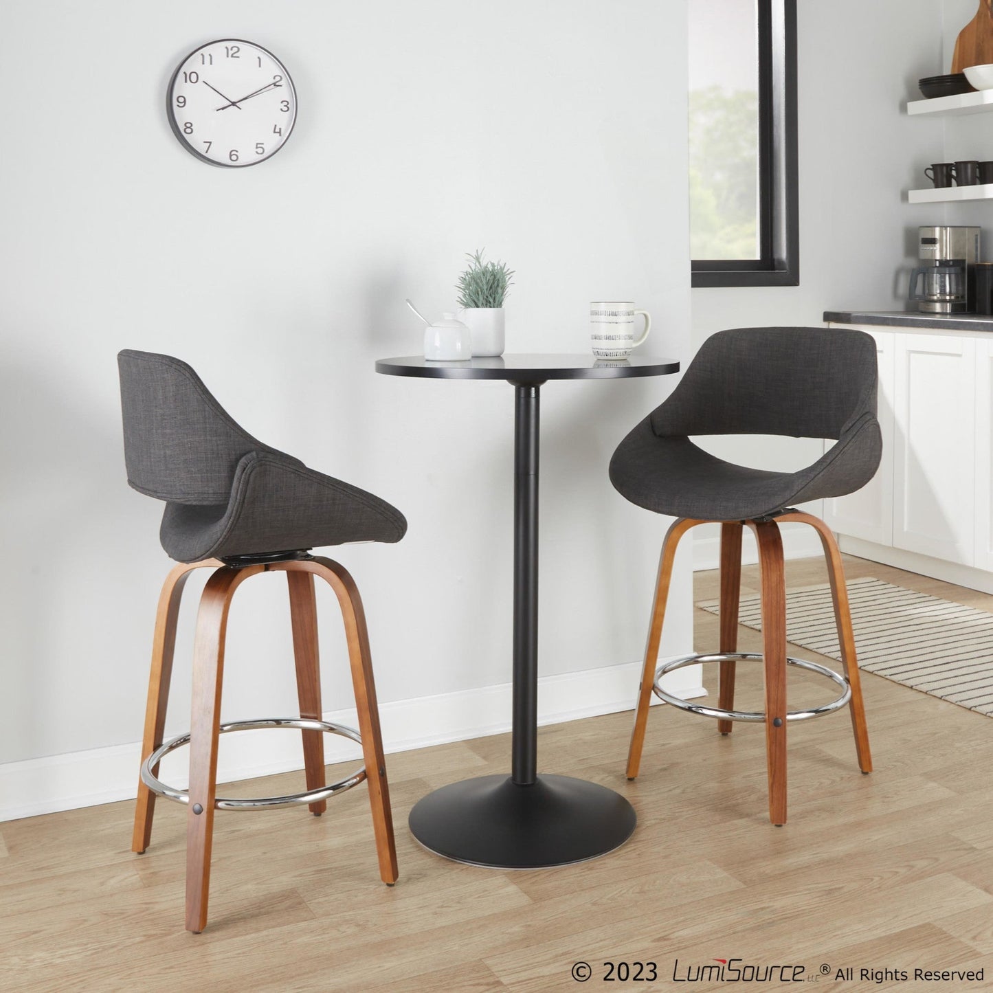 Majestic Office Furniture 26" Fixed-Height Counter Stool - Set of 2