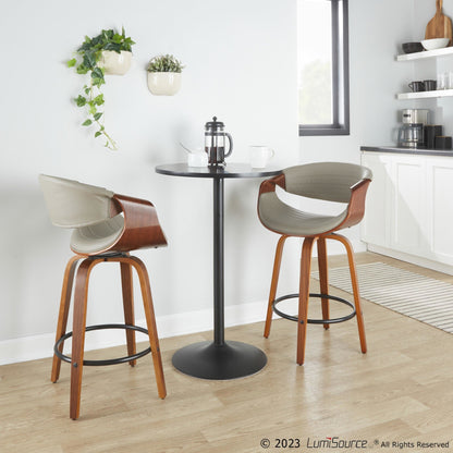 Majestic Office Furniture 26" Fixed-Height Counter Stool - Set of 2