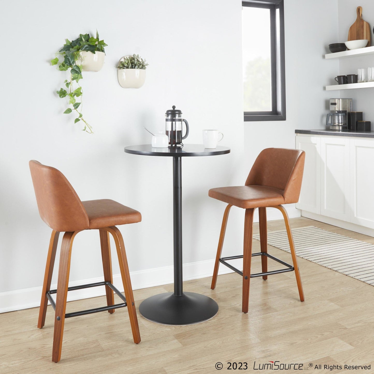 Majestic Office Furniture 26" Fixed-Height Counter Stool - Set of 2