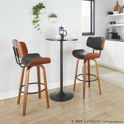 Majestic Office Furniture 30" Fixed-Height Barstool - Set of 2