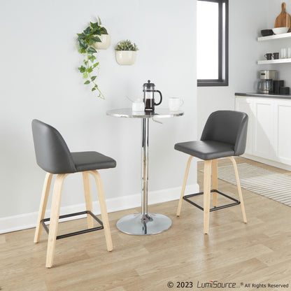 Majestic Office Furniture 24" Fixed-Height Counter Stool - Set of 2