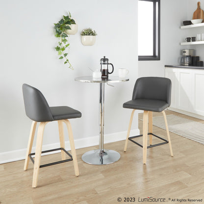 Majestic Office Furniture 24" Fixed-Height Counter Stool - Set of 2